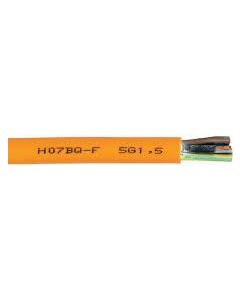 Kabel H07BQ-F 3G1,5 orange (Diameter ca 9mm)