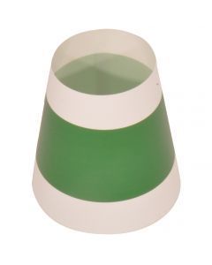 Fargefilter hvit/grønn Rallaren passer til blank kuppel