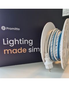 LED Lysbånd 5m BLÅ IP 65 Kontakt: Safelight inkludert tilkoblingskabel