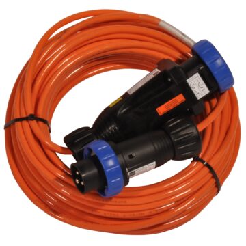 Ex Skjøtek 16A/1fas 230V STAHL 25m 3G2,5 H07BQ F orange 8570/12 306 8572/14 306