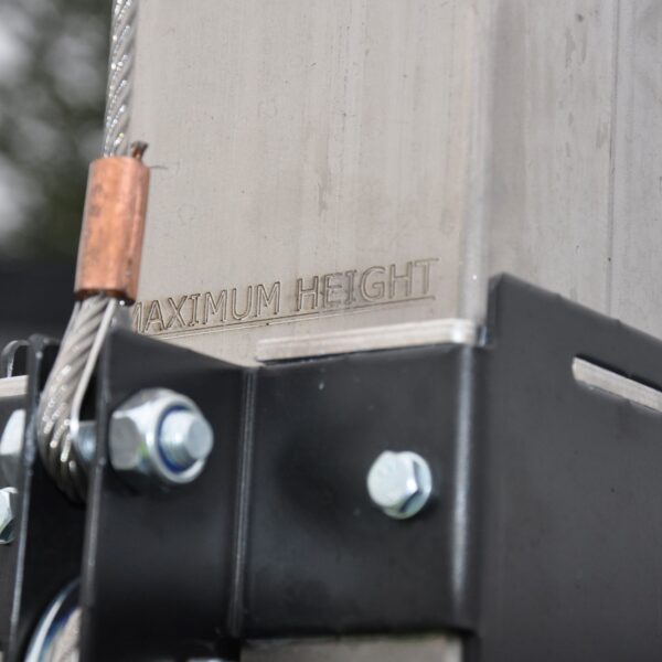 SKY 2 lysmast 7m, m/ 4x 150W LED med astro ur