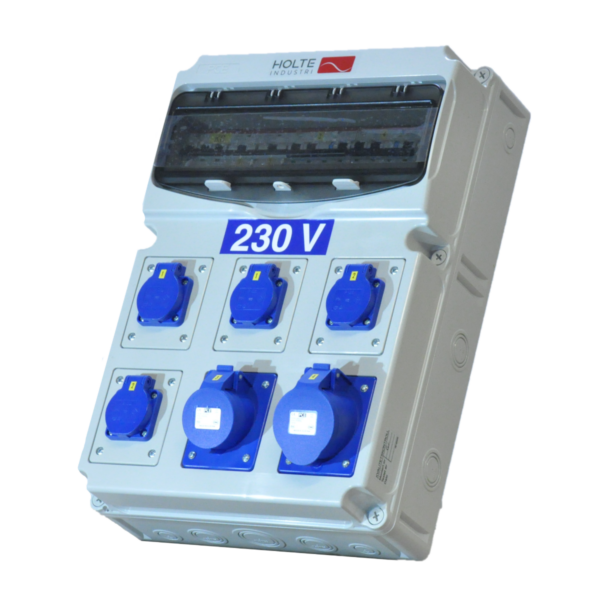 FLEX Industrisentral 16 modul 63A 230V 00114 m/ 63A hovedsikring