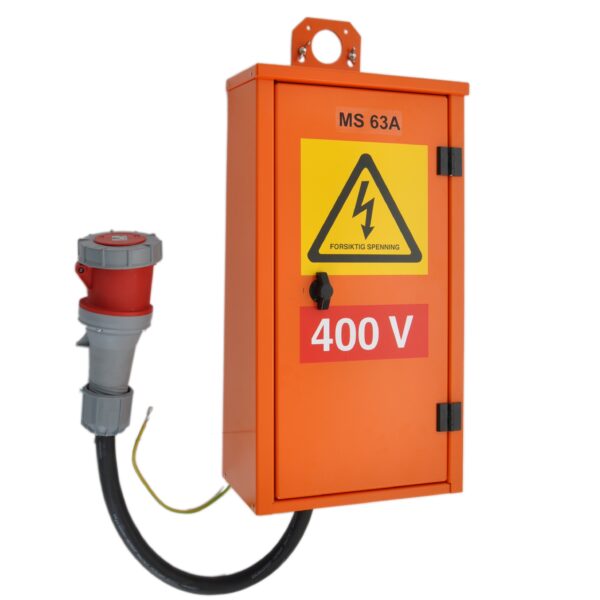 MS 63A 230V målesentral enhet* (tilpasset tilkobl. på US 63A)