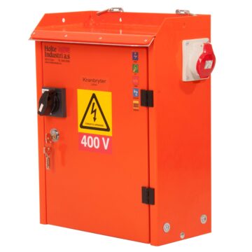 Kranbryterskap 250A/ 400V m/250A lastbr. og stikk 416 6