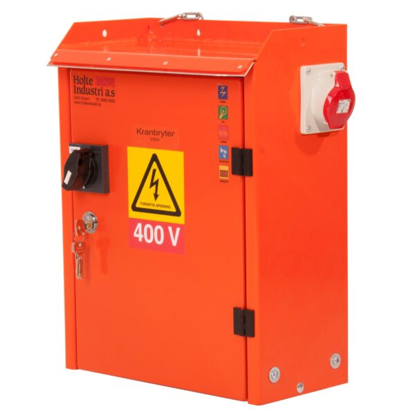Kranbryterskap 250A/ 400V m/250A lastbr. og stikk 416 6