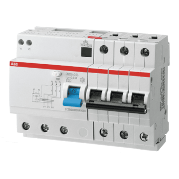 Jordfeilautomat DS203MA C16 30mA ABB 3pol/5mod. 2CSR273191R1164