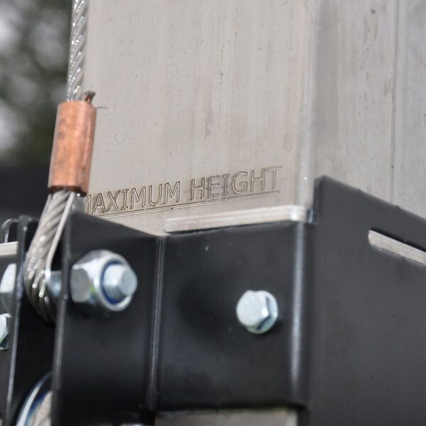 SKY 2 lysmast 7m, m/ 4x 240W LED med mekanisk ur
