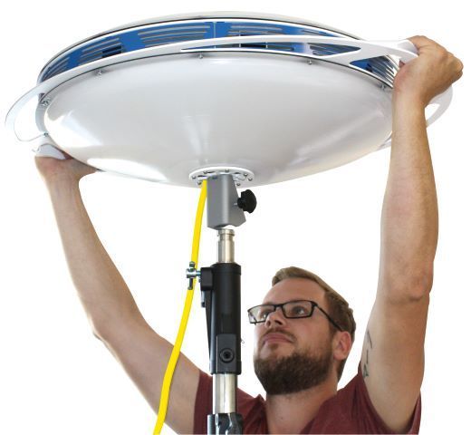 Powerdisk 50.000 lumen 230V IP 65 dimmbar 5000K IK10 m/10m tilførdelskabel