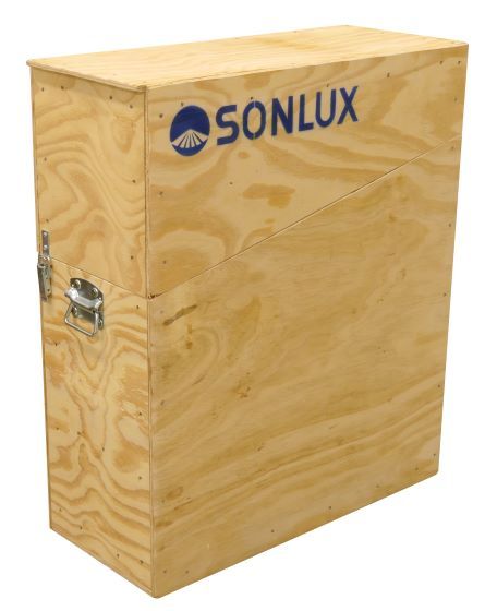 Transport boks i tre for Powerdisk