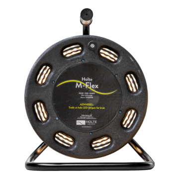 31032005 Holte M FLEX 25m LED stripe på trommel – 200W 3000K 750 lumen:m, IP65, NEMKO lysbånd, arbeidslys 1