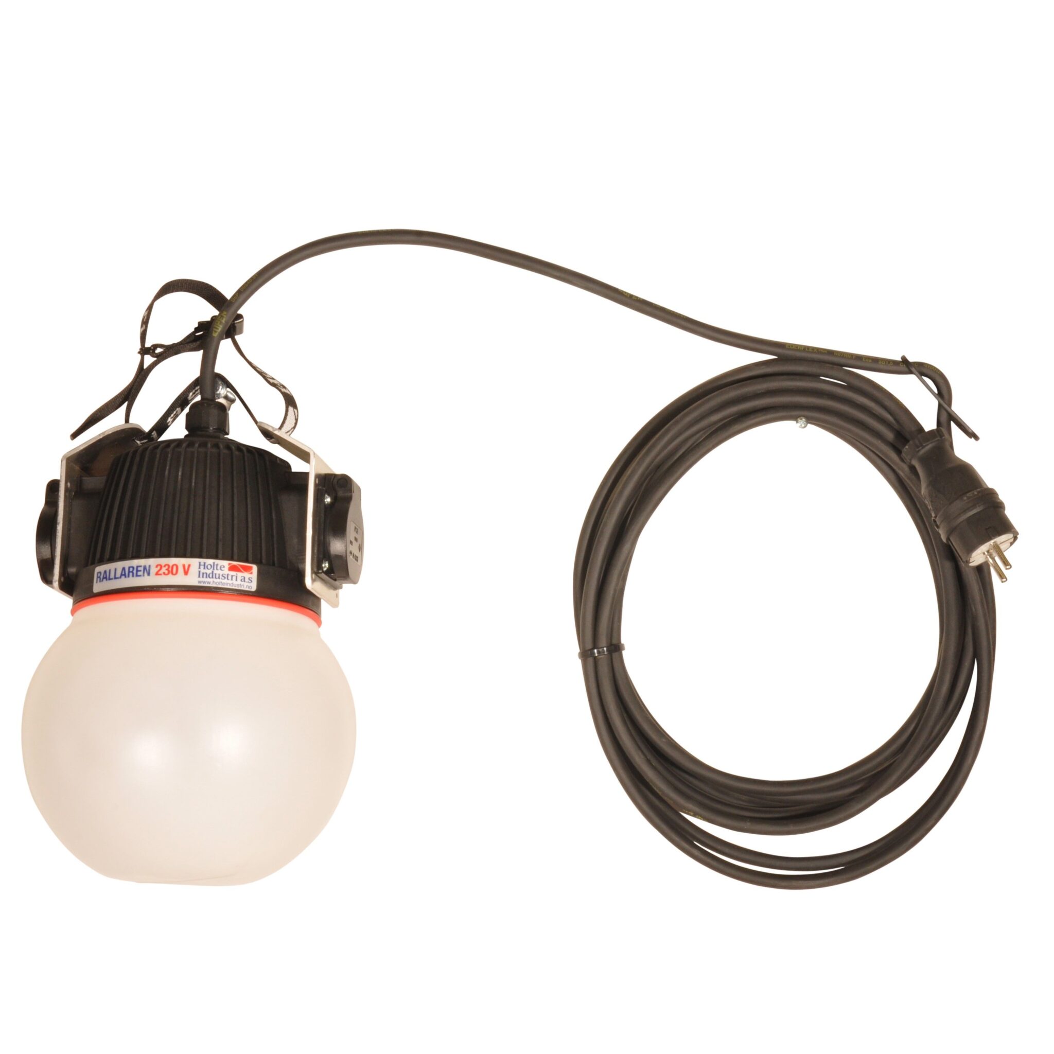 Rallaren 230V Led plate 10,7W/ 1700 lumen/ 6m Schuko plugg/ 2stk uttak