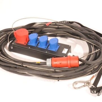Rekkelyslenke for tunell m/wire15m Standard Mating 432 6 / uttak 3stk 216 6