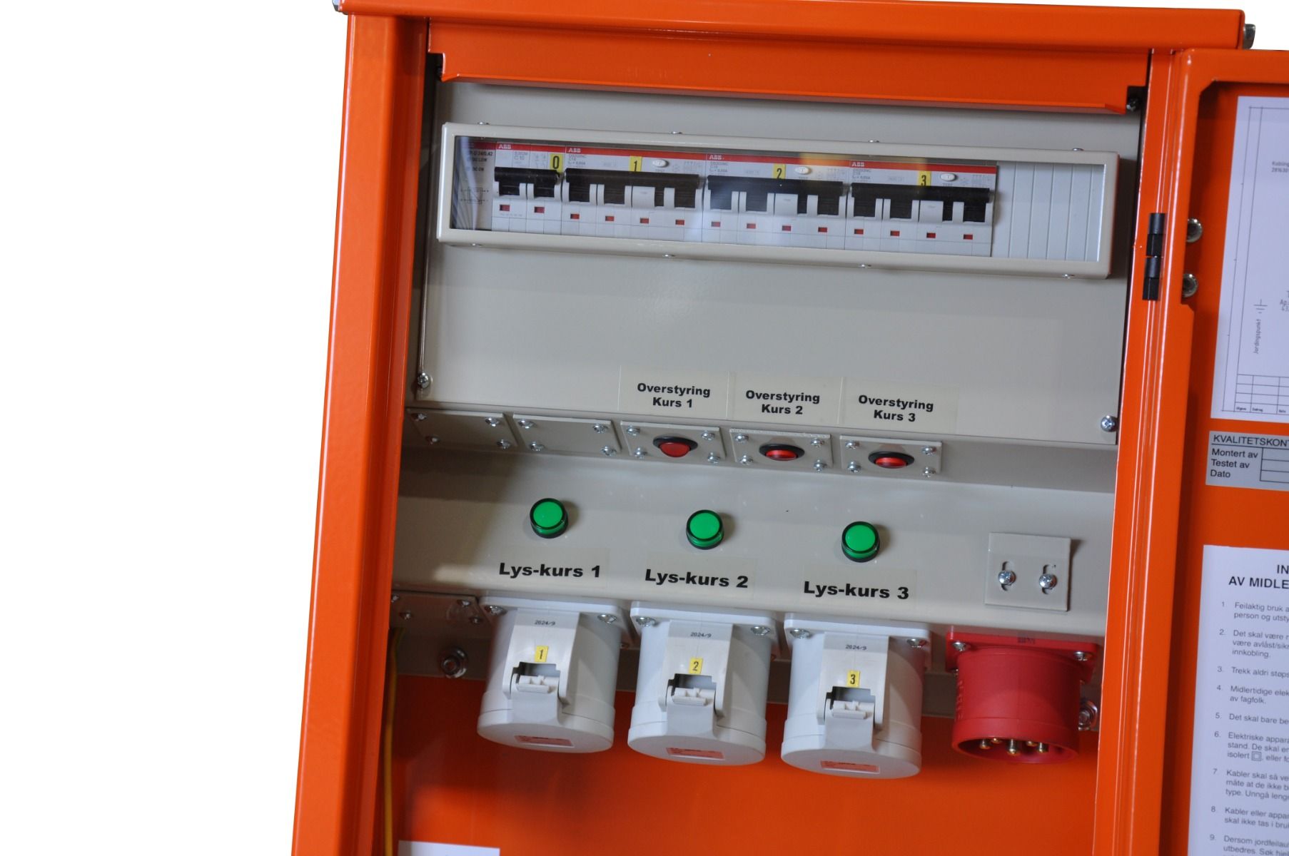 Lysstyringssentral 32A 230V, for integrasjon i Eze portal