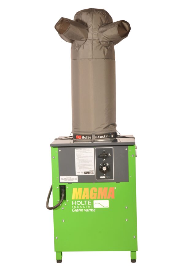 MAGMA EL9 9kW/230V m/tekstilluftfordeler m/fjær
