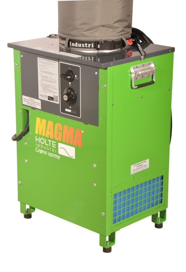 MAGMA EL9 9kW/230V m/tekstilluftfordeler m/fjær