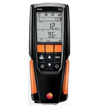 Testo 310 II røykgassanalysator kompl. m/ skriver og koffert
