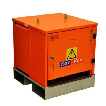 Trafosentral 10 kVA Inn: 332 9/432 6 Ut: 332 9/416 6